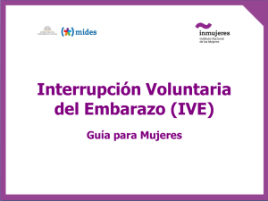 interrupción voluntaria del embarazo (ive)