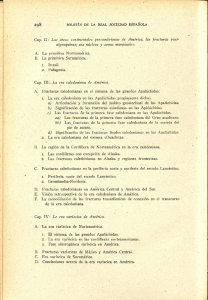 Cap. II: Las áreas continentales precambrianas de América, las