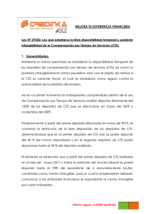 Analisis de la Ley Nº 29352 - CTS