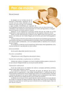 Pan de molde - FEN. Fundación Española de la Nutrición