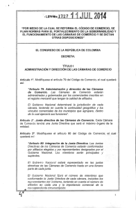 Ley 1727 de 2014 - Presidencia de la República de Colombia