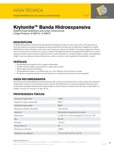 Krytonite™ Banda Hidroexpansiva