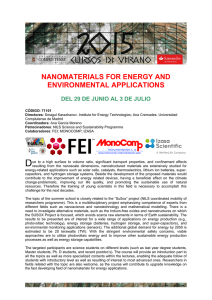nanomaterials for energy and environmental applications
