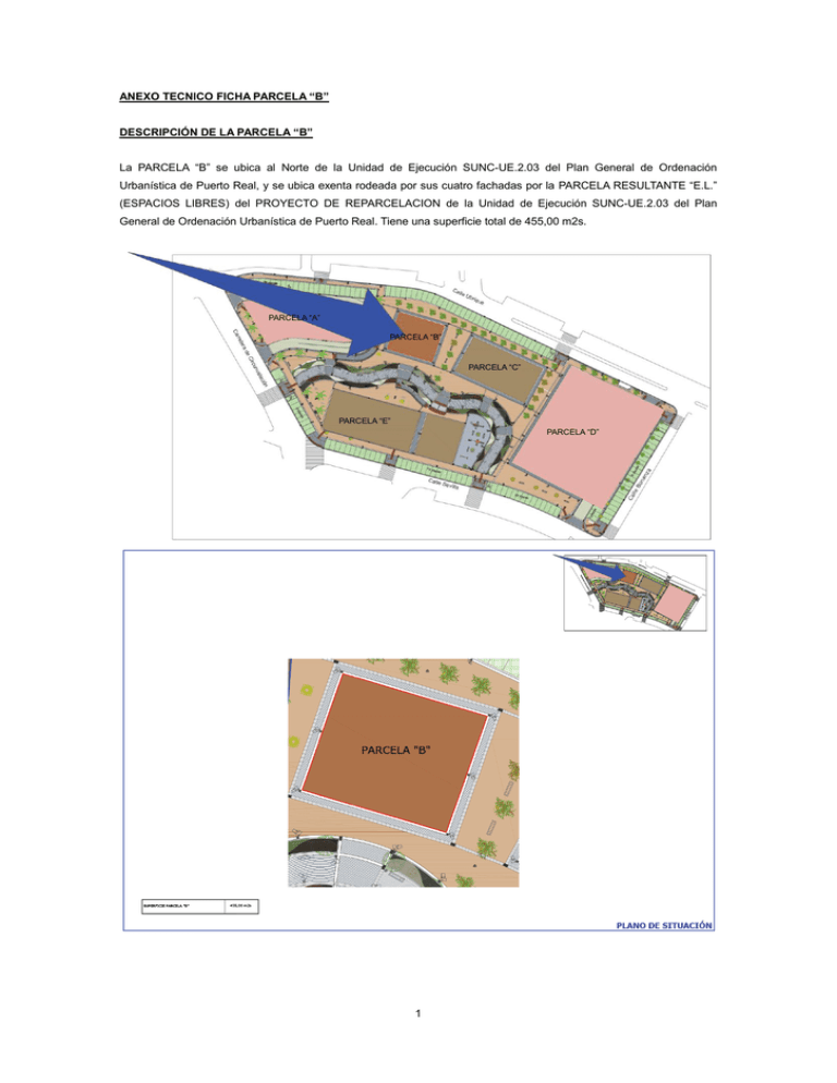 La PARCELA “B” - Ayuntamiento De Puerto Real
