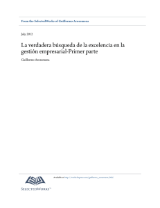 La verdadera búsqueda de la excelencia en la gestión empresarial