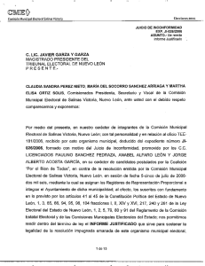 [14 Jul 06 Informe] Se rinde Informe Justificado y se adjuntan copias