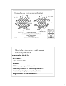 Moléculas de histocompatibilidad