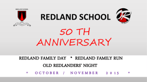 redland school 50 th anniversary