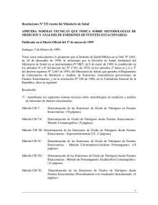 Resoluciones Nº 535 exenta del Ministerio de Salud APRUEBA