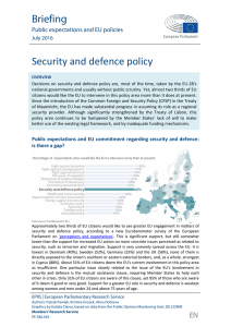 Security and defence policy - European Parliament