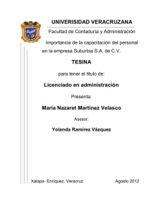 María Nazaret Martínez Velasco - Repositorio Institucional de la