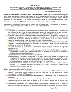 Comisión Permanente - Cámara de Diputados