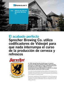 El acabado perfecto Sprecher Brewing Co. utiliza codificadores de