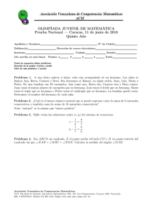 5 - Asociación Venezolana de Competencias Matemáticas