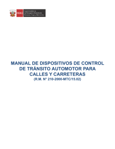 manual de dispositivos de control de tránsito automotor