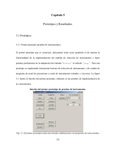 Capítulo 5 Prototipos y Resultados.