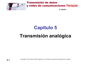 5.1 Capítulo 5 Transmisión analógica