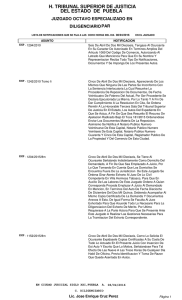 Visual FoxPro - Tribunal Superior de Justicia del Estado de Puebla