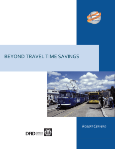 Beyond Travel Time Savings