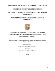universidad nacional mayor de san marcos facultad de ciencias