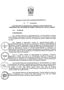 R. Superintendencia Nº 033-2015