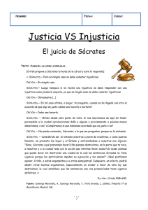 Justicia VS Injusticia