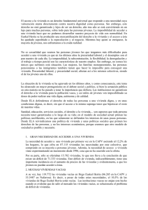 El acceso a la vivienda es un derecho fundamental universal que