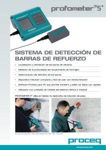 SISTEMA DE DETECCIÓN DE BARRAS DE REFUERZO