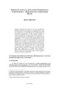 Perspectivas de una Asociación Interregional Unión Europea