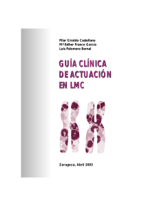 guía clínica de actuación en lmc guía clínica de actuación