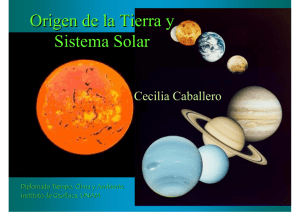 Origen de la Tierra y Sistema Solar