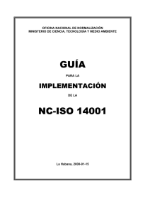 GUÍA NC-ISO 14001 - Ingeniero Ambiental
