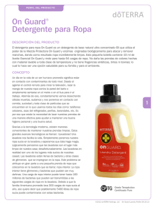 On Guard® Detergente para Ropa