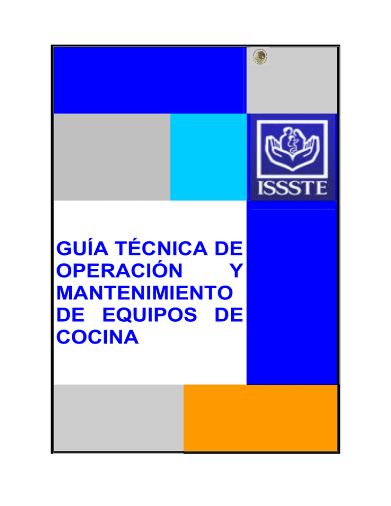 Guía Técnica De Operación Y Mantenimiento De Equipos De Cocina