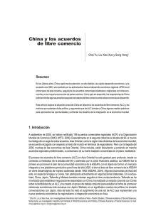 China y los acuerdos de libre comercio