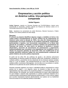 Empresarios y acción política en América Latina