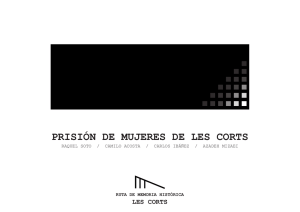 prisión de mujeres de les corts