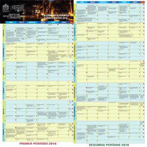 Calendario Académico - Administrativo 2016