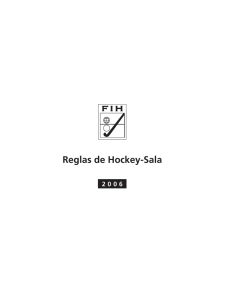 Reglamento Hockey-Sala - Federación Guipuzcoana de Hockey