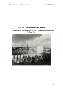 SEDE DE LA UNESCO. PARÍS, 1953-58