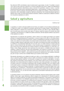 Salud y agricultura - AgriCultures Network