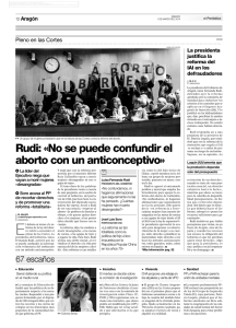 Rudi: «No se puede confundir el aborto con un anticonceptivo»