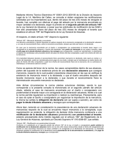 Mediante Informe Técnico Electrónico N° 00001-2012