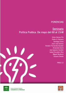 Seminario Política Poética. De mayo del 68 al 15-M