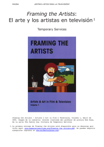Framing the Artists: El arte y los artistas en televisión 1