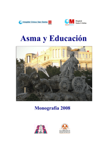 Asma y Educación - Sociedad Española de Neumología Pediátrica