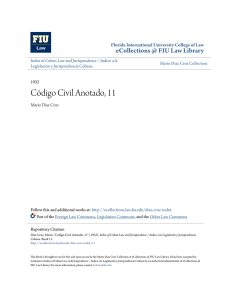 Código Civil Anotado, 11 - eCollections @ FIU Law Library