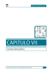 Sistema Hemostático - Facultad de Medicina - UNNE