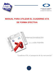 Manual Cuaderno ATA: Gu&iacute;a para Exportaciones Temporales