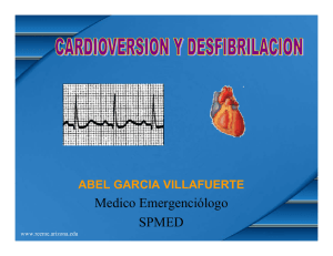 Cardioversión y Desfibrilación